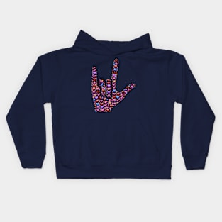 "I Love You" American Sign Language T-shirt Kids Hoodie